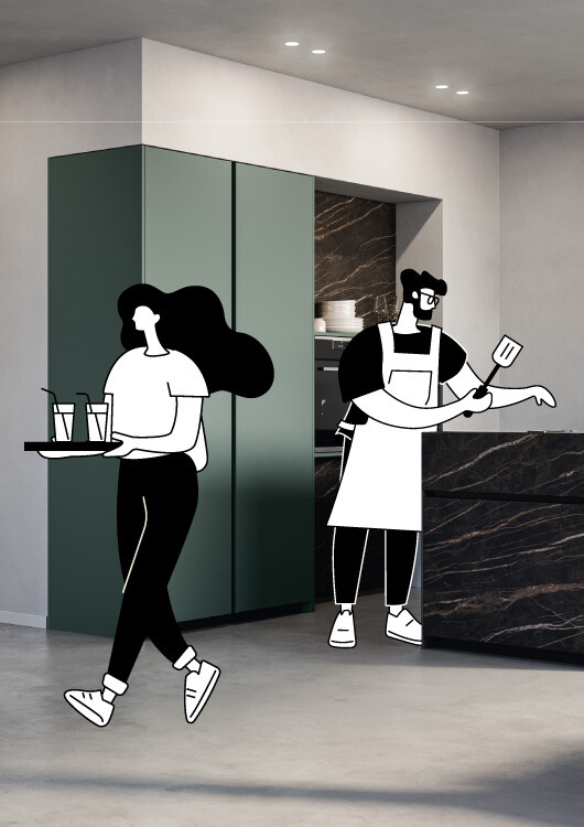 Правильные размеры на кухне