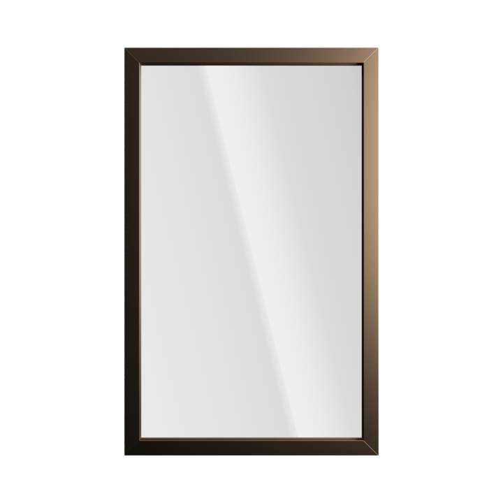 Бронза пыльная — Стекло дымчатое матовое