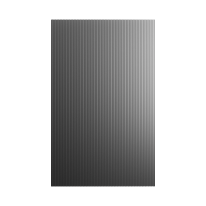 Чёрный — Стекло рифлёное матовое