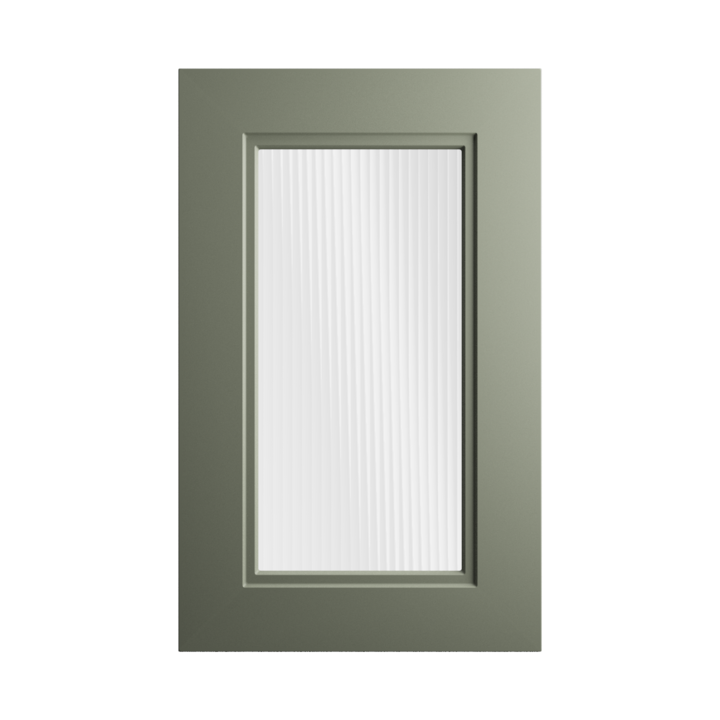 Зелёный лист — Стекло рифлёное матовое