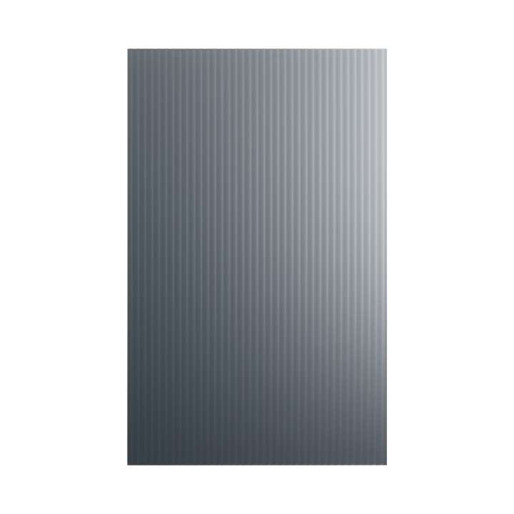 Синий — Стекло рифлёное матовое