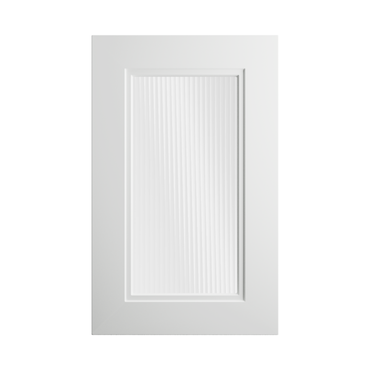 Белый макси-мат — Стекло рифлёное матовое