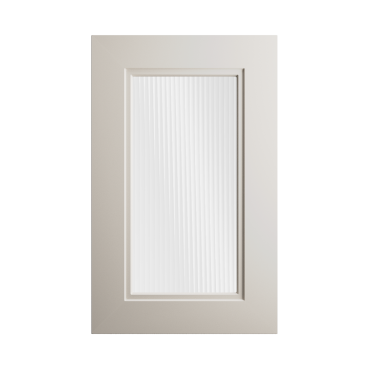 Экрю — Стекло рифлёное матовое