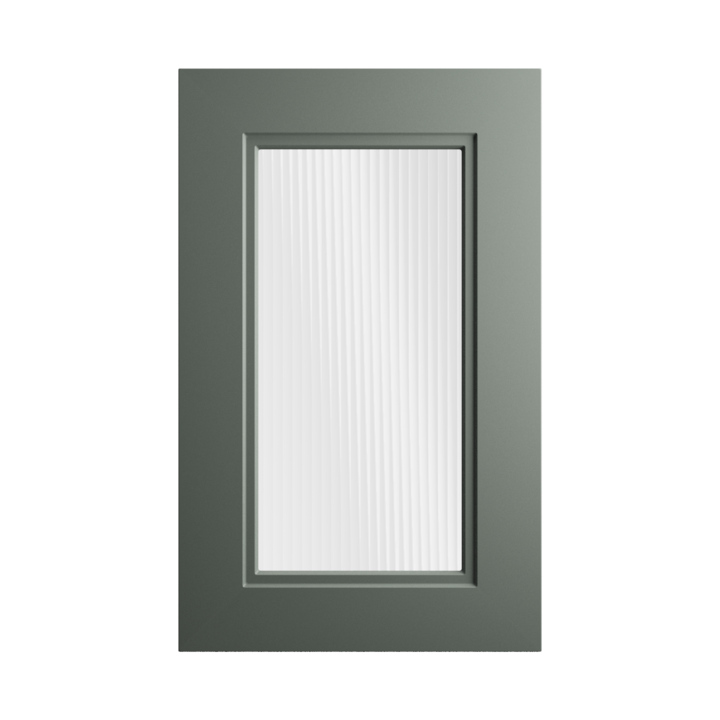 Зелёный мох — Стекло рифлёное матовое